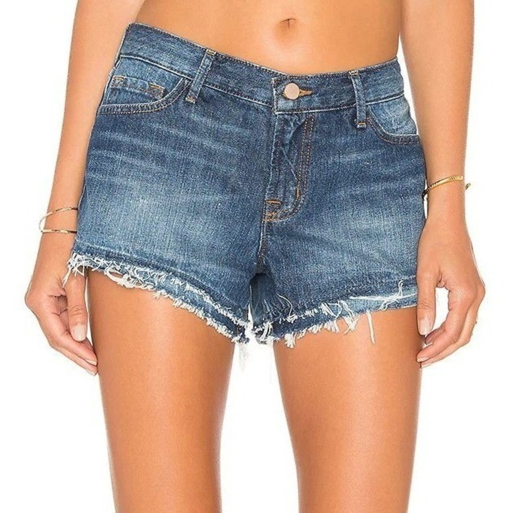 J Brand Sachi Shorts Size 24 Denim Cutoff‎ Low Rise Festival Boho Y2K USA